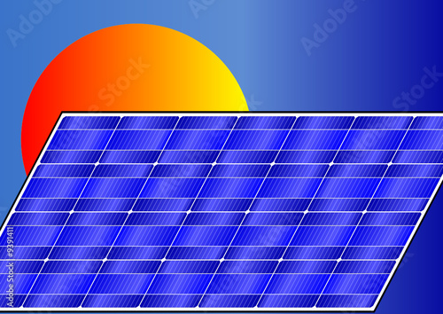solar panel  sun
