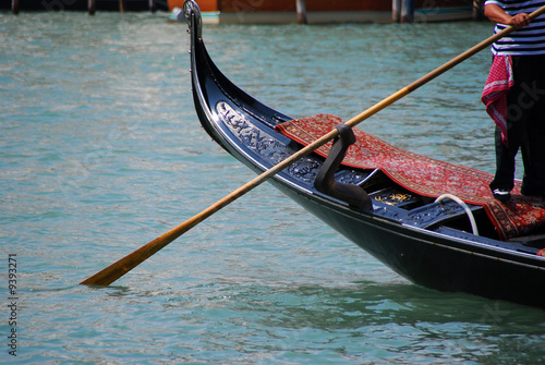 gondolier en action photo