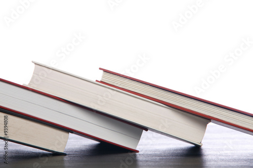 Books angled