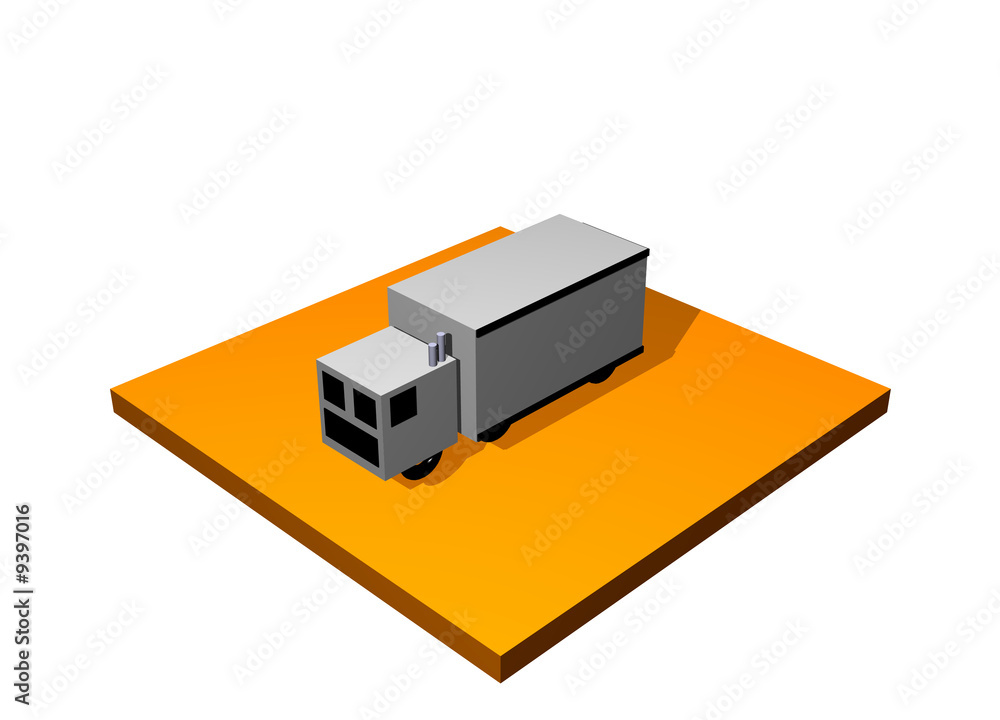 Land Transport 3d Collection Series in Orange Land Transport 3d Collection Series in Orange