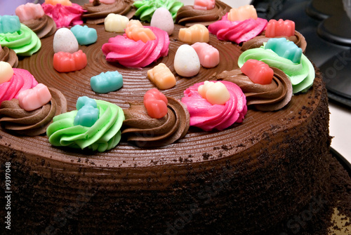 Wallpaper Mural A festive cake colorfully decorated for a party and celebration. Torontodigital.ca