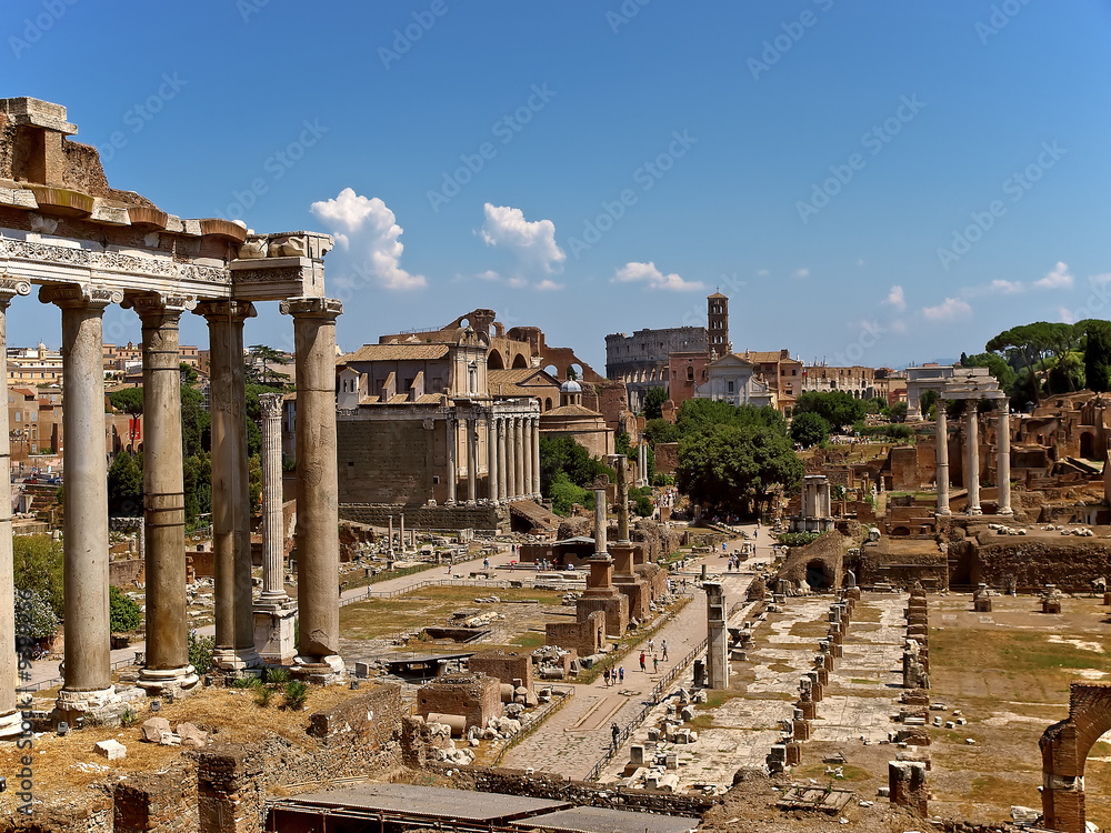 Fototapeta premium Forum Romanum, antikes Rom