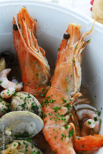 Zuppa di frutti di mare - Toscana photo