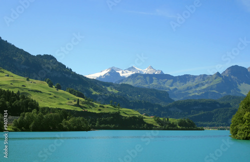 Lake Saarnensee near Luzern (Swiss Alps)