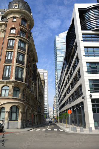 Rue étroite de Bruxelles
