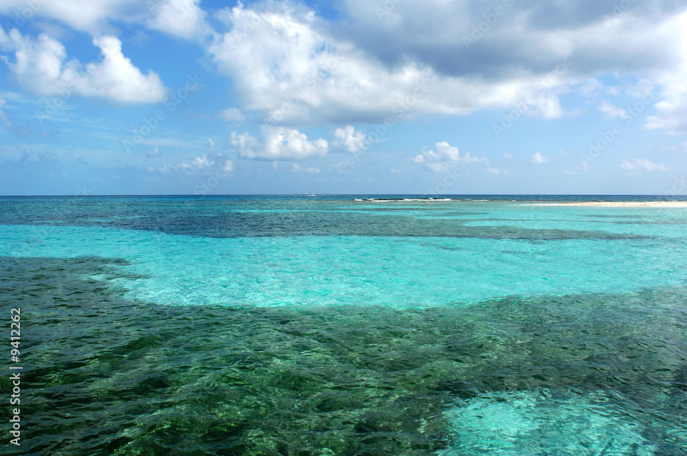 The Barrier Reef in Belize, the second largest in the World.