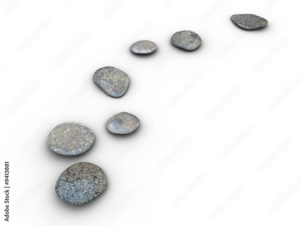 Isolated aligned stones Isolated aligned stones