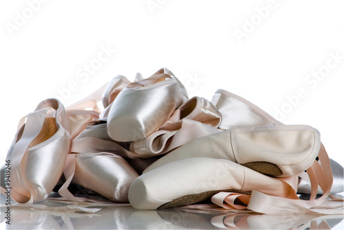 Close-up of ballet pointe