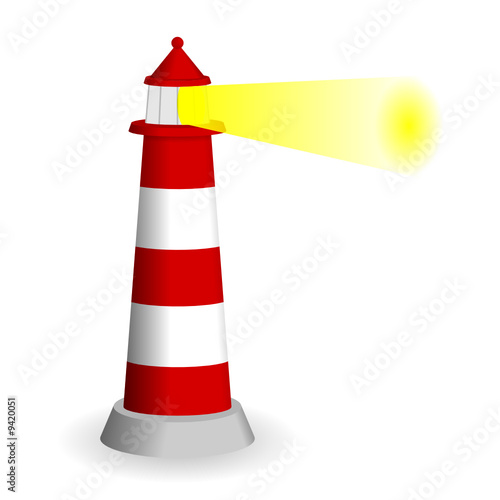 leuchtturm leuchtend