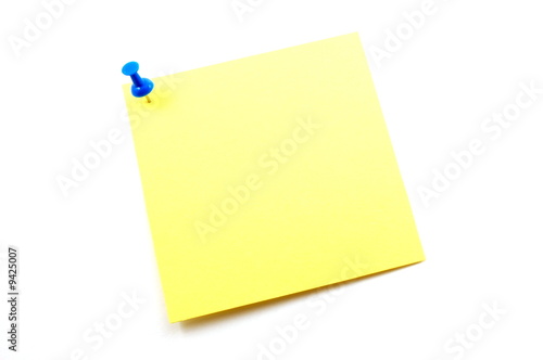 note paper isolated on a white background © gunnar3000