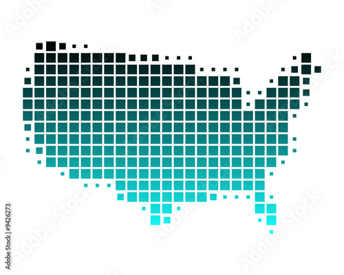 Karte der USA