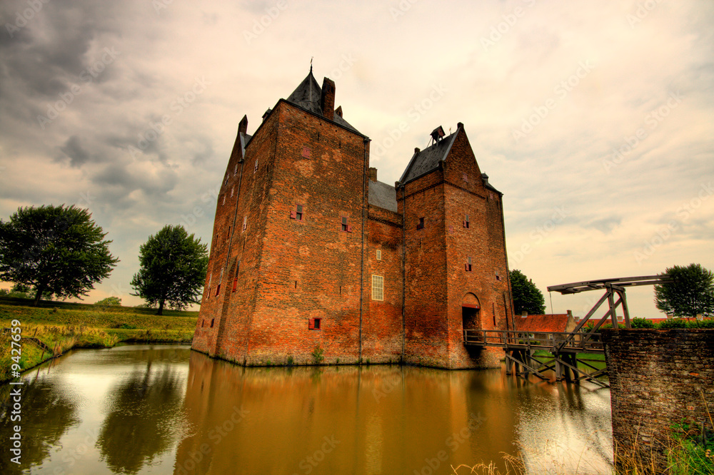 castle of loevesteijn in The Netherlands