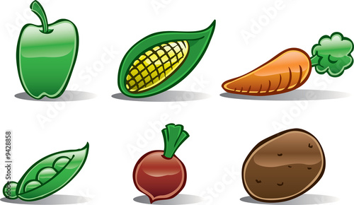 Vegetable Icons Basic © robfolio