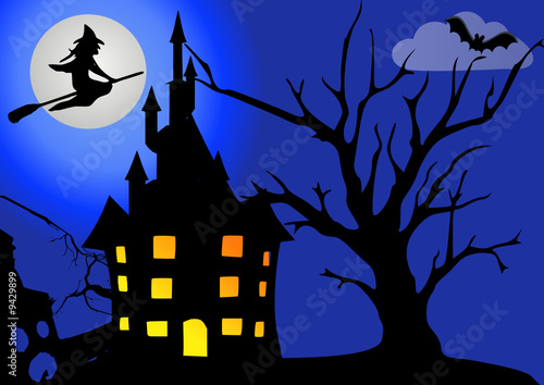 Scène d'Halloween