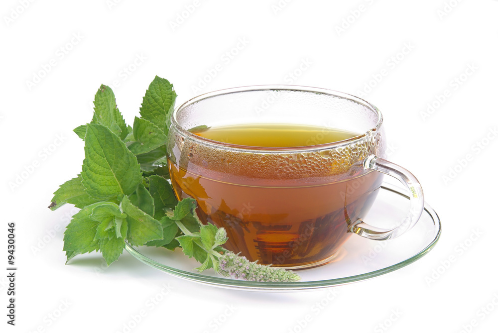 Tee Orangenminze - tea Mentha citrata 01