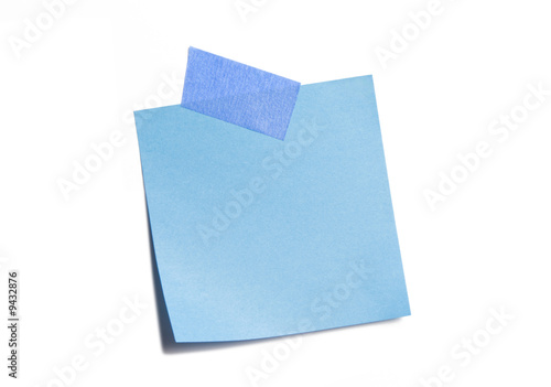 Vibrant Blue Sticky Note