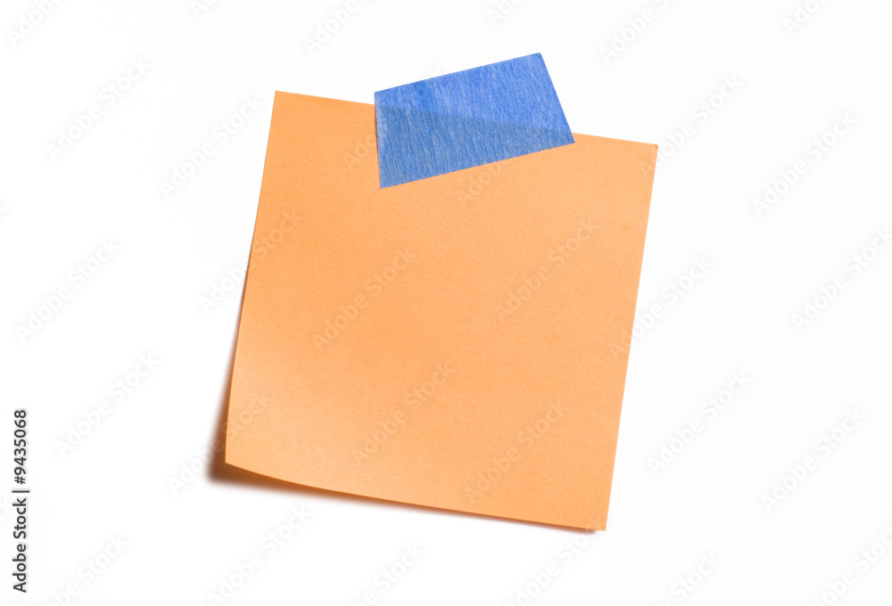 Orange Sticky Note Orange Sticky Note