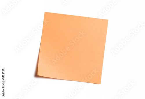 Orange Sticky Note