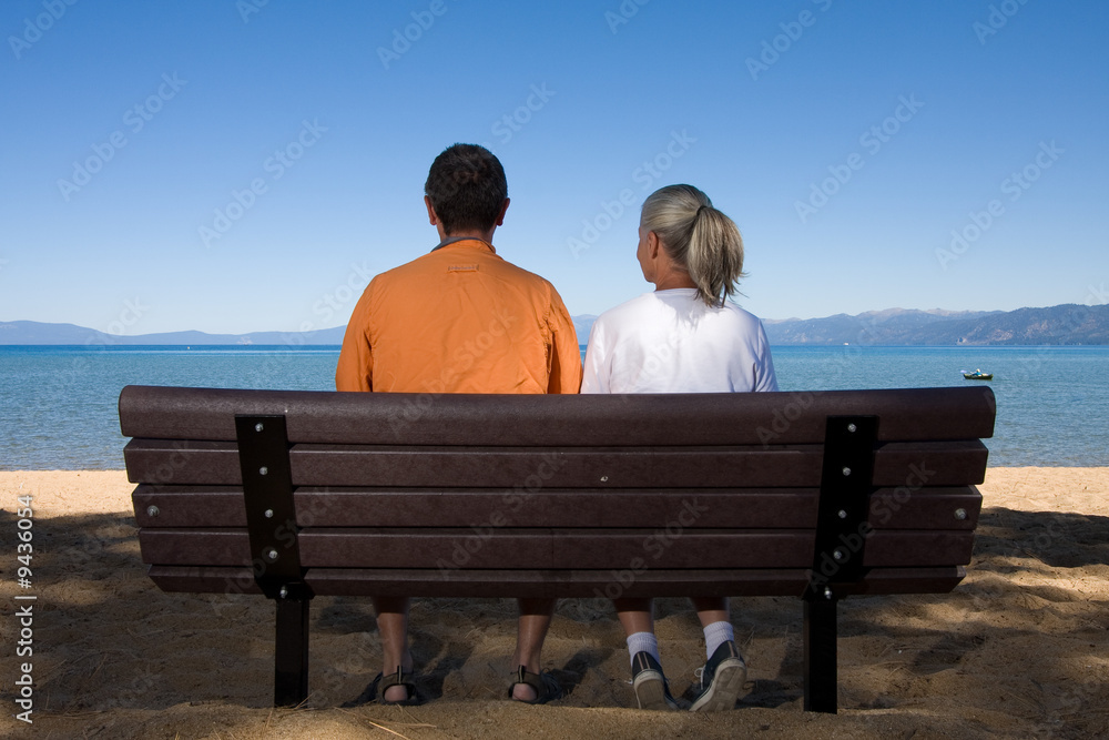 couple on bench