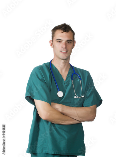 confident young doctor