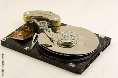 Broken computer hard disk