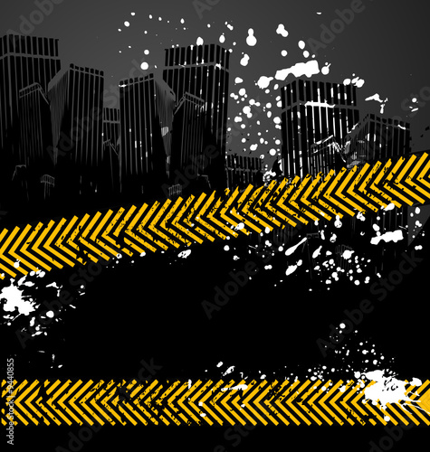 An awesome vector grungy urban background/banner design