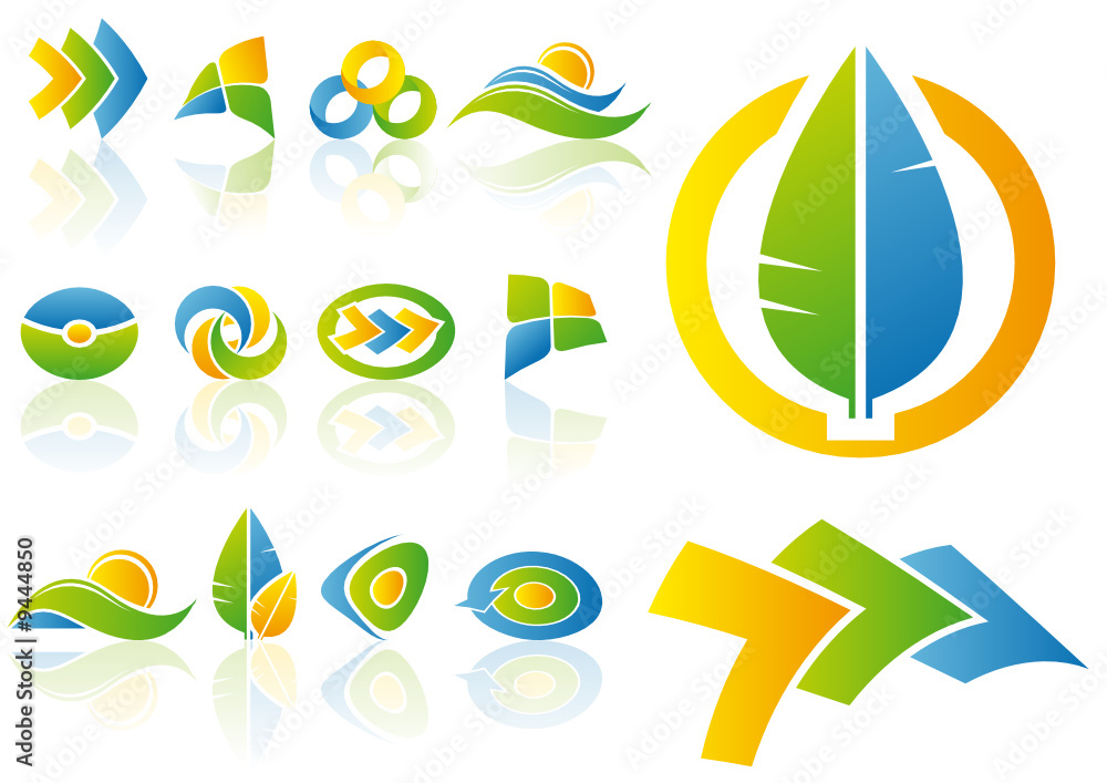 Obraz premium Vector logo and design elements