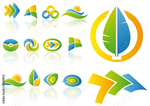 Vector logo and design elements