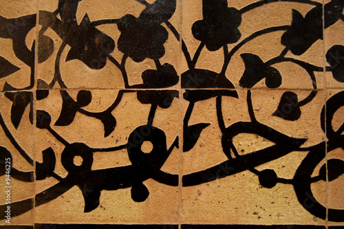 Arabic Tile in Marrakech, Morocco