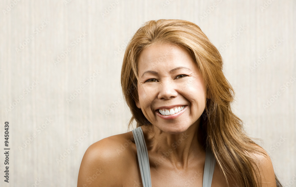 Pretty ethnic woman with an easy smile Pretty ethnic woman with an easy smile