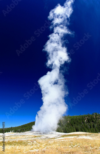 The Old Faithful Geyser in Yellowstone National Park