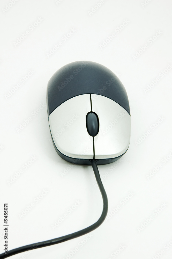 Computer mouse with white backgraound in the studio Computer mouse with white backgraound in the studio