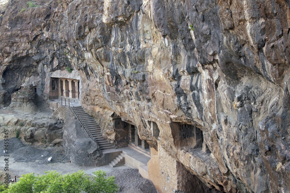 Ancient Buddhist Cave Temples. Aurangabad, India
