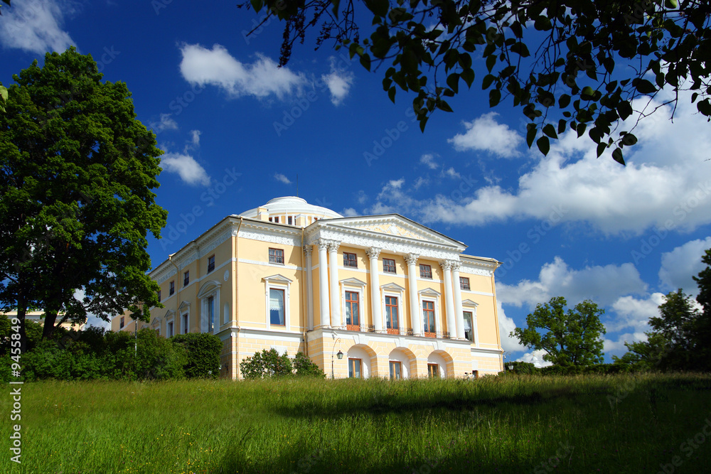 Palace in Pavlovsk park Saint-Petersburg Russia