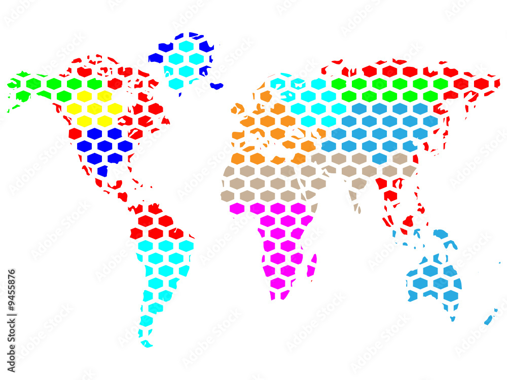 Fototapeta premium map illustration