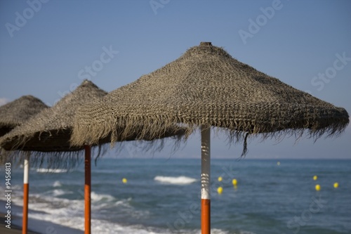 Beach umbrellas