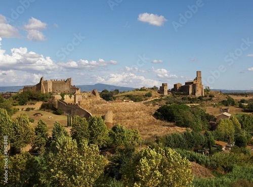 Rovine di Tuscania dalla Torre di Lavello