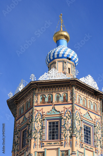 Dome of orthodox church. Kazan, Russia