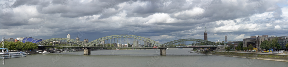 Hohenzollernbrücke Köln am Rhein
