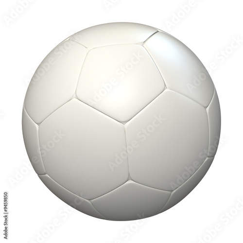 3D rendering of a white soc...