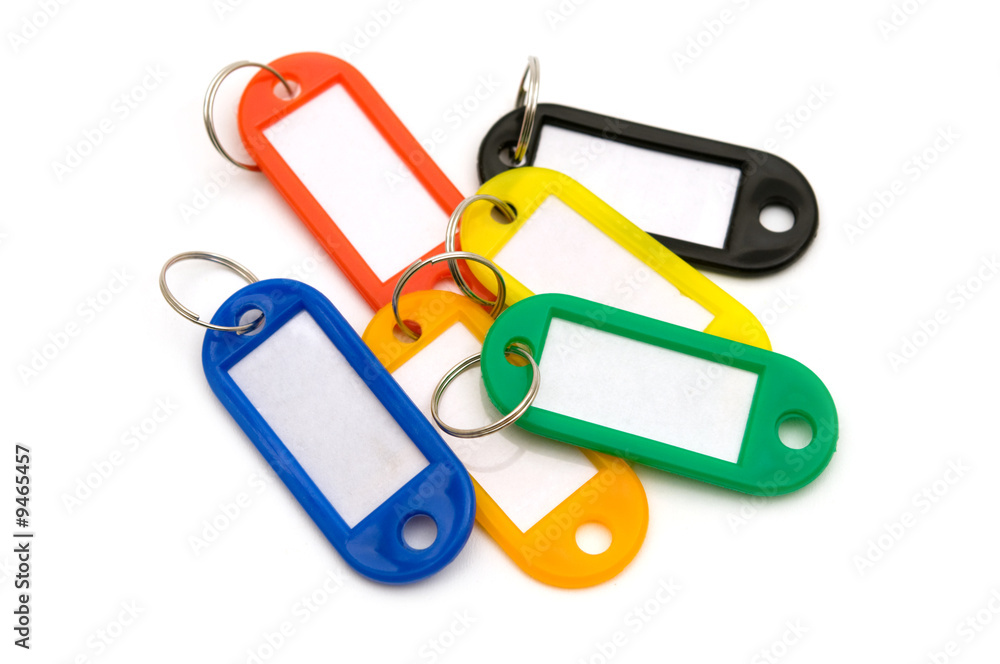 office key tools on white background