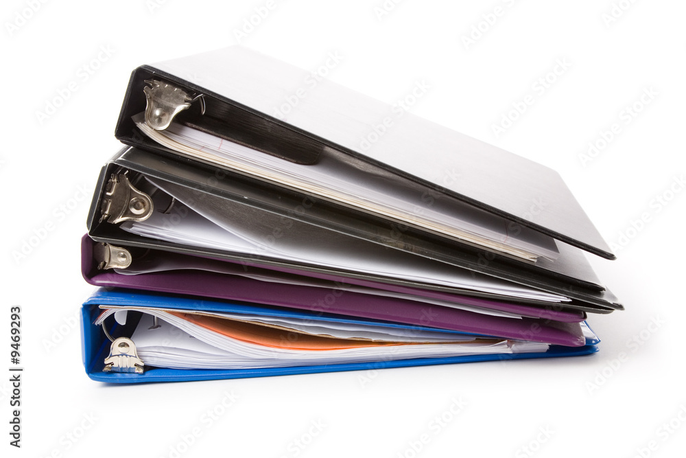 file folder, Ring Binder, with white background file folder, Ring Binder, with white background