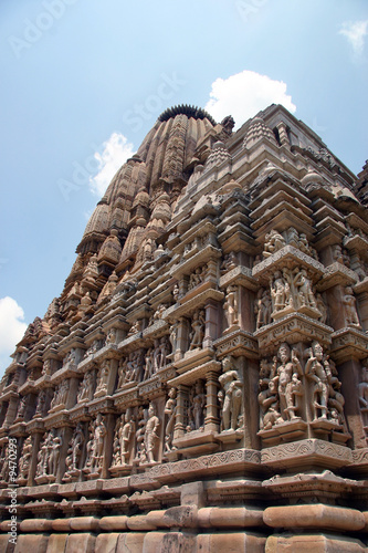 View of the temples of Khajuraho, India