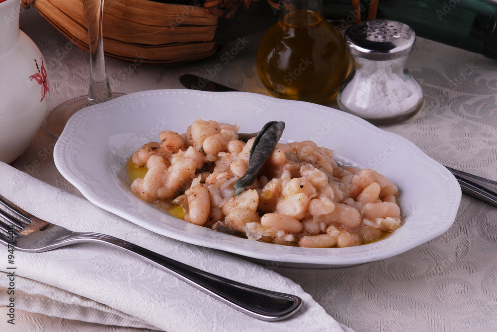 Fagioli infiascati - Antipasti Toscana Fagioli infiascati - Antipasti Toscana