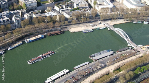 Canvas Print paris vu d'en haut 3