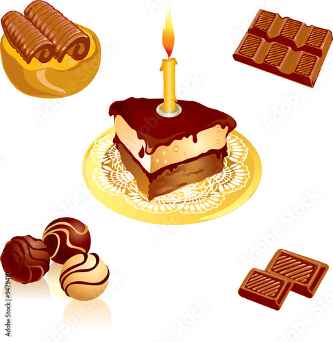 collection of chocolate