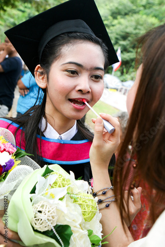 Asian university graduate photo