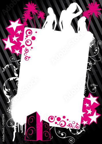 Dancefloor pink flyer