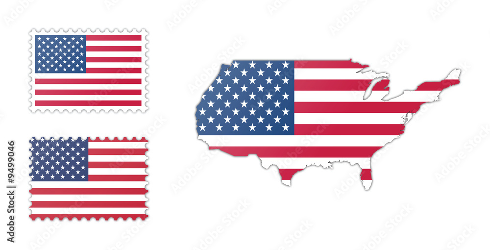 USA Flag and Map Pack USA Flag and Map Pack