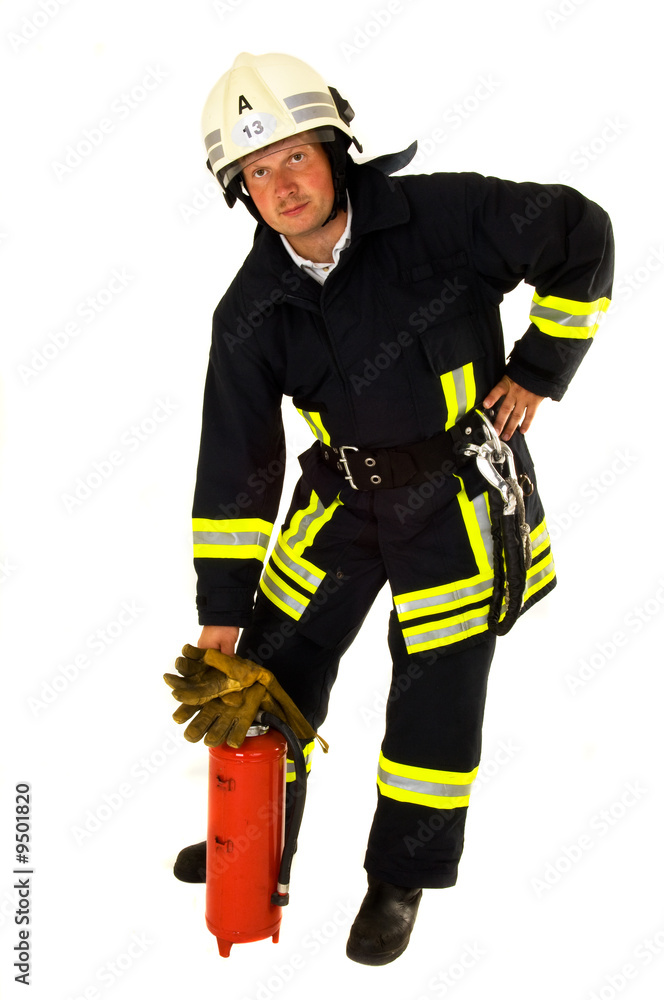 Portrait von einem Feuerwehrmann